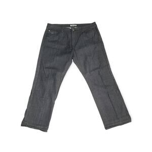 ENYCE a SEAN COMBS CO. Black Jeans Green Stitching Pocket | Size 42 / 34